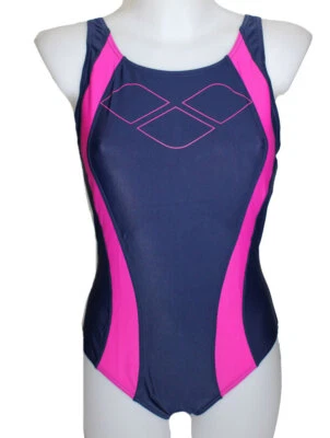 BADEANZUG SCHWIMMANZUG 1A05979 ARENA NAVY PINK W COLORBOCK ONE PIECE Gr.44 NEU - Bild 1 von 2