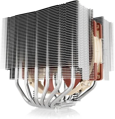 Noctua NH-D15S, Premium Dual-Tower CPU Cooler with NF-A15 PWM 140mm Fan (Brown) - Image 1 of 4
