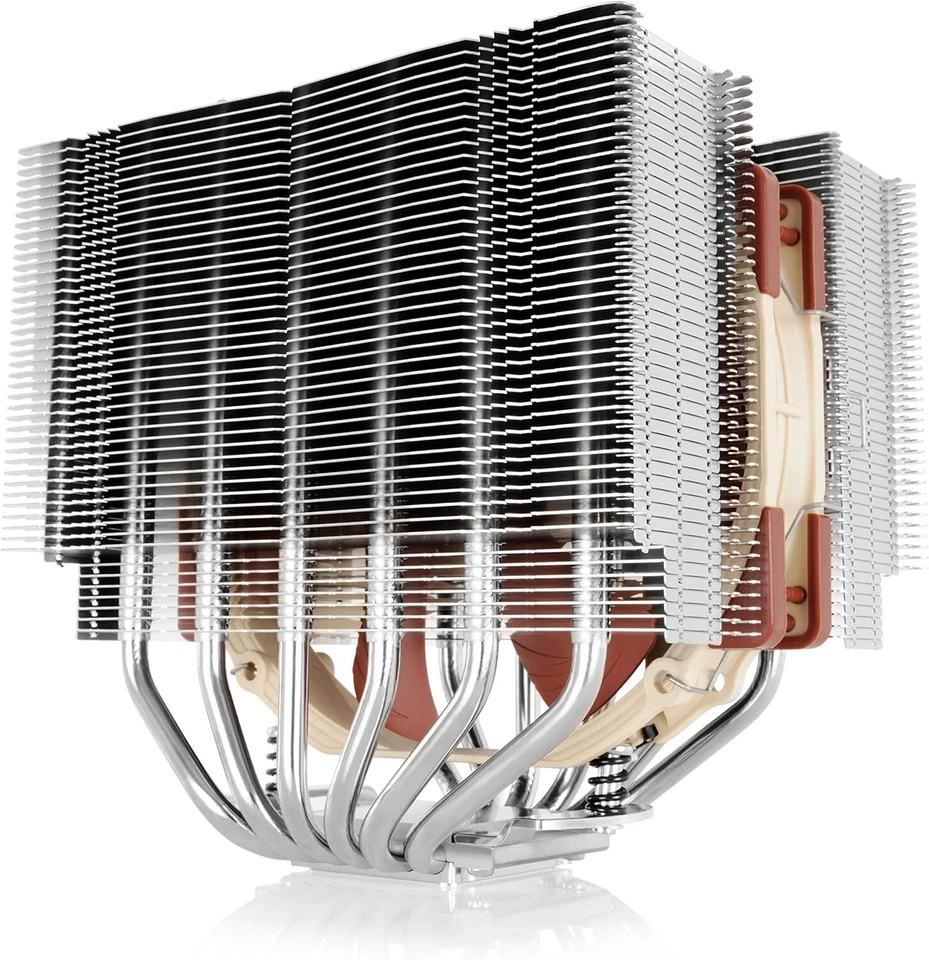 Noctua NH-D15S, Premium Dual-Tower CPU Cooler with NF-A15 PWM 140mm Fan (Brown) - Image 1 of 4