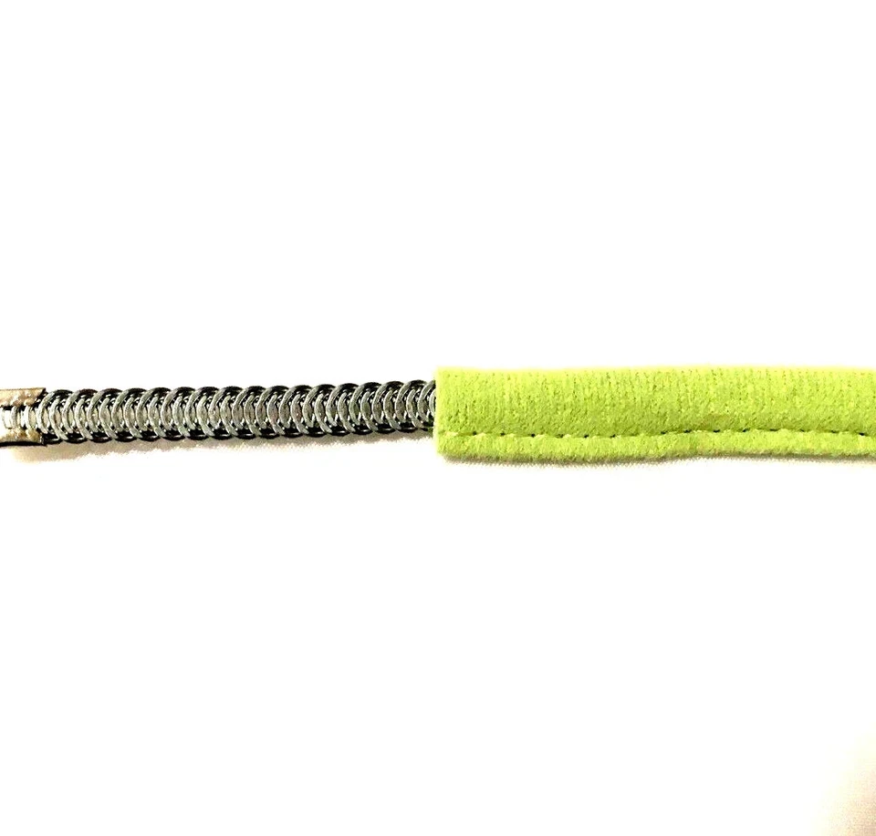 Carcasa de hueso con aros canalización verde 3/8" acabado de felpa 5 yardas EE. UU. #T6 Foto 1 de 1