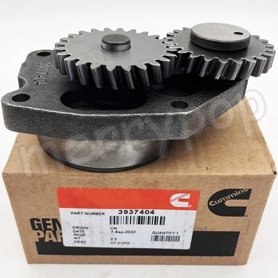 4939587 12V 24V Cummins Oil Pump 3937404 For Dodge Ram2500 3500 1989-2002 5.9L - Image 1 of 4