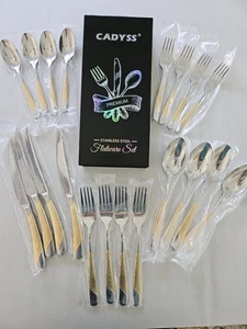 Cadyss Premium Edelstahl Besteck Set Service für 4 Brandneu - Bild 1 von 12