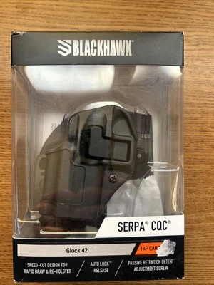 BlackHawk CQC Serpa Holster Glock 42 410567BK-L Left Handed Matte Black Finish - Image 1 of 4