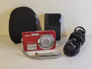 Nikon Coolpix S210 Rouge - Compact Digital 8Mpx - Fonctionnel - Picture 1 of 9
