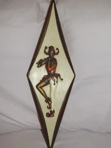 Placa de pared bufón arlequín Burwood Mid-Century - Imagen 1 de 3