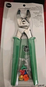 Dritz Snap Pliers 16P Adjustable 3/8" 7/16" Open Ring Snaps 7/16 Pearl Snaps - Picture 1 of 4