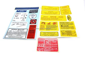Juego de pegatinas completo para Mercedes Pagode W113 - Imagen 1 de 5