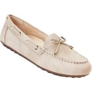 Vionic Virginia Damen-Slipper taupe Mokassin Zehenpartie Schuh 7,5 breit - Bild 1 von 6