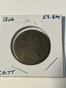 1806 large cent - Picture 1 of 6