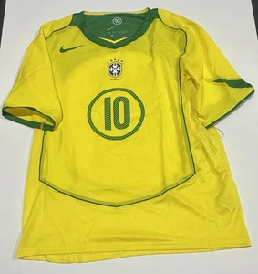 Nike Brasilien 2004 Total 90 Ronaldinho Trikot Reissue Large - Bild 1 von 3