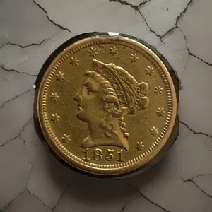 1851o 2 1/2 $ Gold Quarter Eagle - sehr schön - Bild 1 von 4