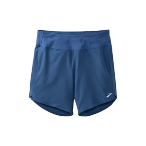Brooks Women's Chaser 7" Short Running Athletic Shorts Blue Ash Size Small - Picture 1 of 14