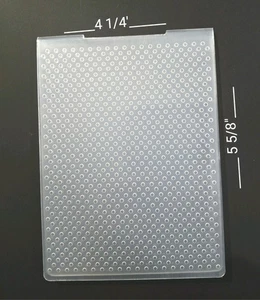 Dot Texture Embossy Folder, Scrapbooking, Card Making, Craft Supplies - Picture 1 of 6