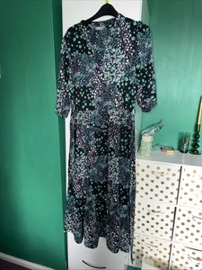 Nutmeg Size 14 Maxi Floral Dress - Picture 1 of 6