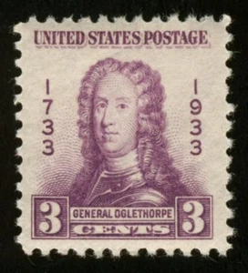 #726 3c Georgia Bicentennial, Mint NH OG **ANY 5=FREE SHIPPING** - Picture 1 of 1