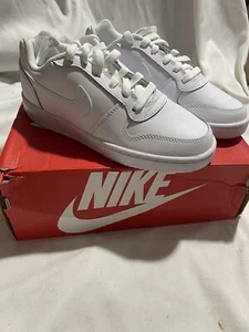 Size 7 - Nike Ebernon Low Triple White - AQ1775-100 - Picture 1 of 8