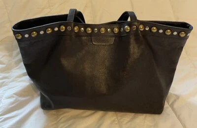 GUCCI Brown Leather BABOUSKA Horsebit Studded Tote Bag Purse-NICE - Image 1 of 4