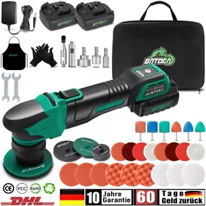 BATOCA S4 Akku Mini Poliermaschine Set Exzenter Polierer Poliergerät 2 Batterien - Bild 1 von 19