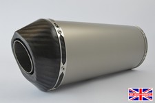 BMW K1300R 08-13 SP Diabolus Plain Titanium Oval XLS Carbon Outlet Exhaust