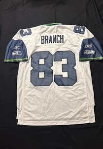 Seattle Seahawks Deion Branch Jersey Reebok Men’s Size Large NFL - Picture 1 of 8