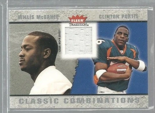  2003 Fleer Tradition Classic Comb. Memorabilia #13 mcgahee/portis (ref42488) - Image 1 of 1