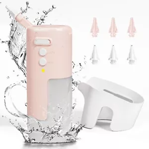 ALOYSIA Ohrreinigungsset Ohrenschmalzentfernung 3 Druckmodi 6 Silikonstöpsel (rosa) - Bild 1 von 7
