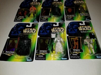% Figuras de colección Star Wars Darth Vader ..6 Kenner Star Wars Power of the Force Foto 1 de 4