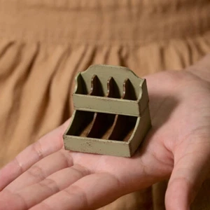 1SET 1:12 Scale Dollhouse Miniatures Silverware Storage Box Unfinished Kitchen - Picture 1 of 7