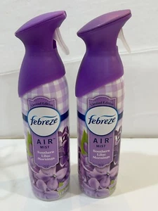 2 Febreze Air SOUTHERN LILAC MORNINGS Room Spray Freshener 8.8 oz - Picture 1 of 2