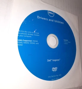 Dell Drivers & Utilities Reinstalling Inspiron P/N 3WJG9 Rev A00 March 2012 New - Picture 1 of 1