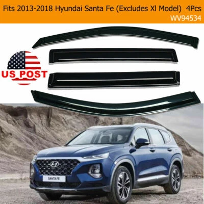 Auto VENTSHADE 94534 Side Window Deflector Visors AVS for Hyundai Sante Fe 13-18 - Image 1 of 3