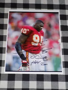 Foto firmata Neil Smith 8x10 Kansas City Chiefs Hall of fame - Foto 1 di 1