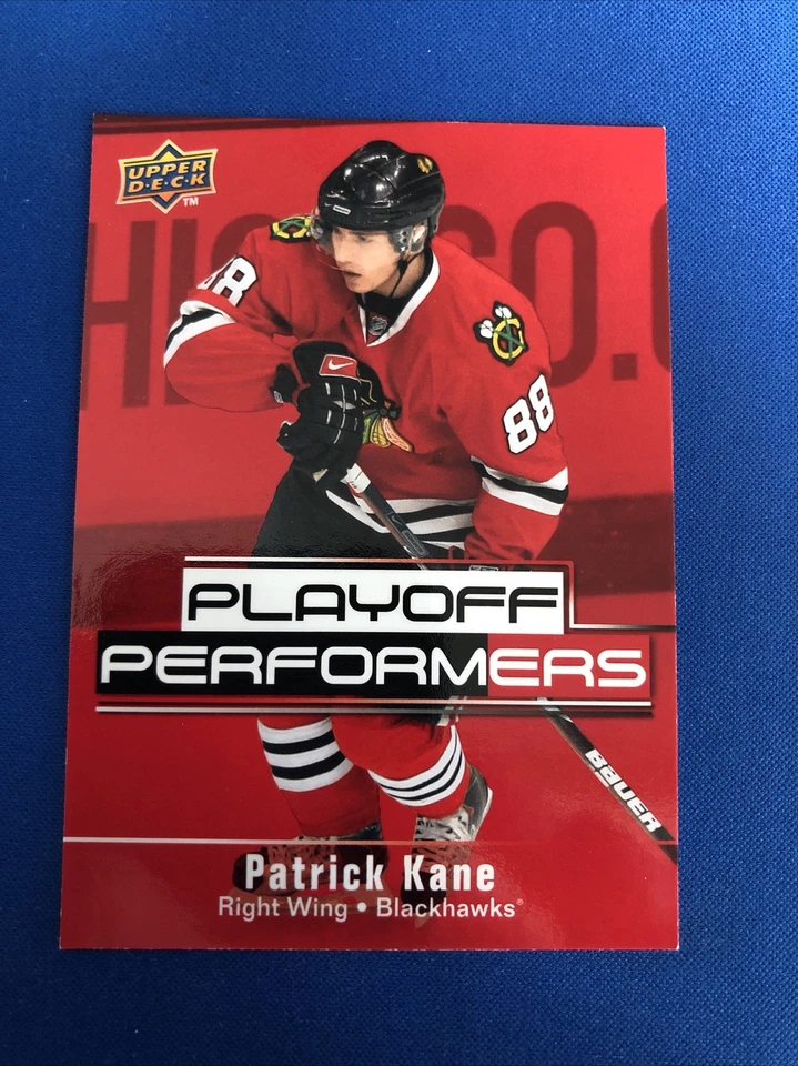 2009-10 Upper Deck Playoffs Performers Patrick Kane PP10 Chicago Blackhawks Foto 1 de 2