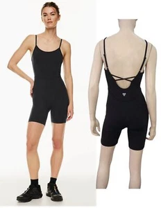 TnAction Sz Small Black Leap Romper Workout Activewear - Picture 1 of 7