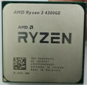 AMD Ryzen 3 4300GE 3.5GHz Quad Core Desktop 35W AM4 CPU Processor R3 + Ventola - Imagen 1 de 1