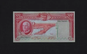 Portugal Angola 500 ESCUDOS 1970 P-97 AUNC - Picture 1 of 2