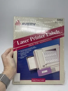 Avery Easy Peel Mailing Address Labels Laser 1 1/3 x 4 White 1400/Box 5162 - Picture 1 of 5