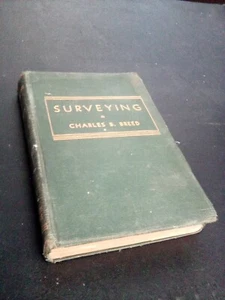 1942 Antique Engineering Book "Surveying" Illustrated - Picture 1 of 7