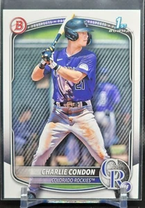 Charlie Condon 2025 Bowman Prospects #BP-75 (RC) Rockies - Imagen 1 de 2