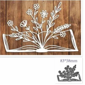 Metall Stanzformen Stanzbuch Blume Dekoration Scrapbooking Papier Basteln Schablonen - Bild 1 von 1