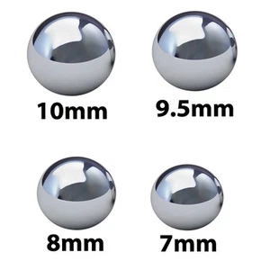 400 Qty Assorted Steel Slingshot Medium Size BallsAmmo SamplePak 4 Metric Sizes - Picture 1 of 2