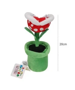 Nintendo Super Mario Bros Piranha Plant 8" Plush Toy Lovely Stuffed Animal Doll - Picture 1 of 2