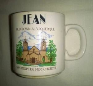 Papel Old Town Albuquerque, NM Cup/Mug San Felipe De Neri Church Hand Decorated - Picture 1 of 11