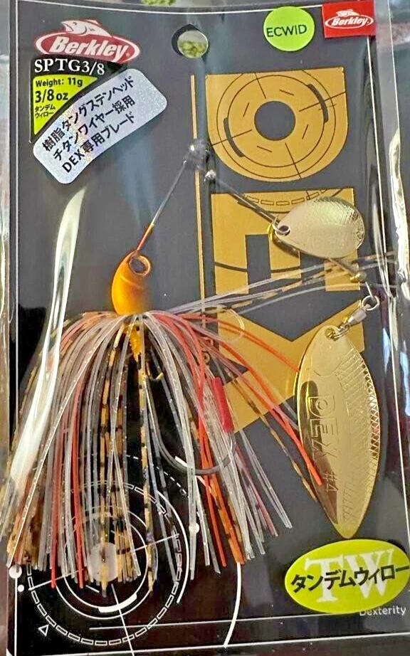 Cebo giratorio de tungsteno/titanio JDM Berkley DEX mate Kinkuro 3/8 oz TW NUEVO EN PAQUETE Foto 1 de 1