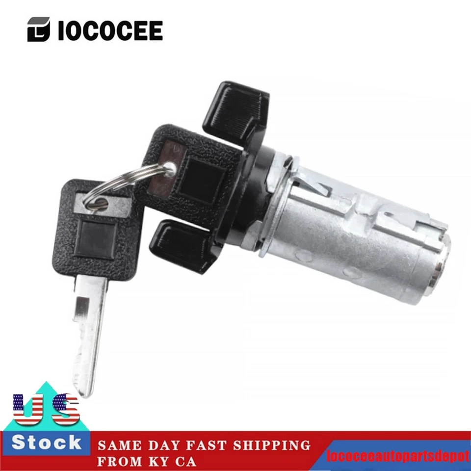 Kit de interruptor de partida e chave de cilindro de trava de ignição adequado para 82-96 Chevy 16627130 - Imagem 1 de 4