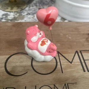 Vintage Love A Lot Care Bear American Greetings Ceramic Figurine #6 Balloon-B7 - Picture 1 of 6
