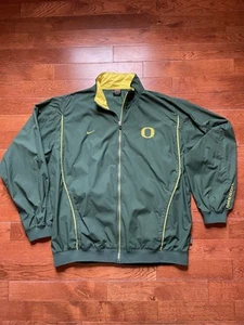 Vintage Team Nike Oregon Ducks Full Zip Windbreaker Jacke XL belüftet Clima-Fit - Bild 1 von 18