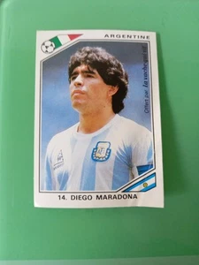 Panini Sticker Image The Laughing Cow World Cup ITALIA 90 Diego Maradona #14 N°2 - Picture 1 of 3