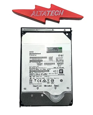 861608-001 HP 8TB 12G 7.2K 3.5 SAS 512E LP HDD Hard Disk Drive - Image 1 of 4