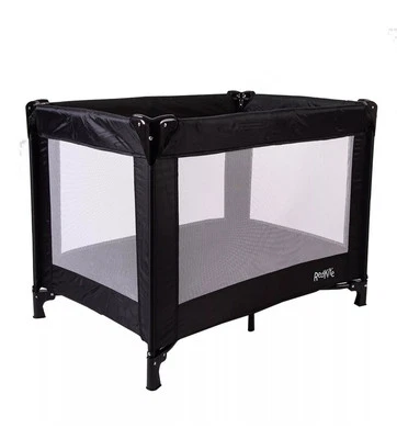 Red Kite Baby Sleeptight Travel Cot - Black Lightweight padded travel cot - Image 1 of 4